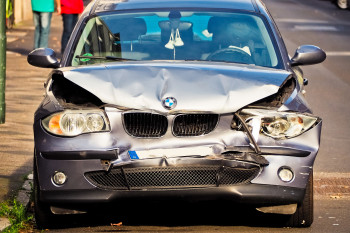 wrecked bmw